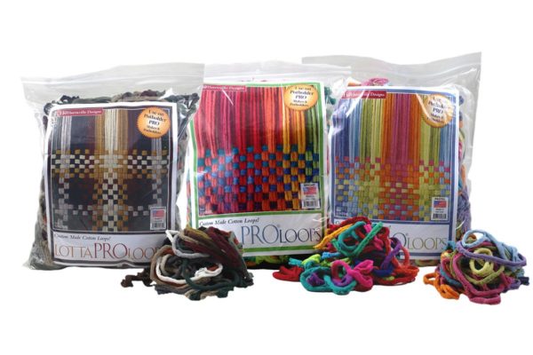 bags of multi colored loops