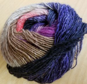 multi colored purple fushia yarn