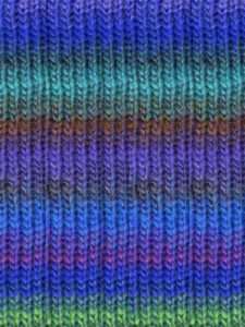 kureyon-40 blue multi yarn