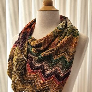 Lacey Chevron Sampler Scarf