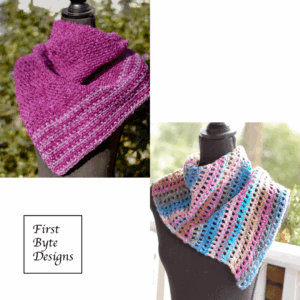 Noro Fireworks Shawl & Crocus Shawl